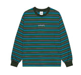 GOTHIC ARCH LOGO STRIPED LS TEE