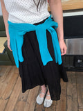 Saya Tiered Banding Midi Skirt