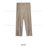 Hemet pintuck wide slacks