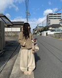 Tiki Color Matching Wool Muffler
