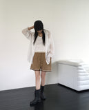 Keon pleats see-through shirt