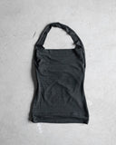 Ar Cowl Neck Halter Tube Top