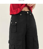 3 Pocket Big Cargo Multi Pocket Bermuda Knee Length Pants