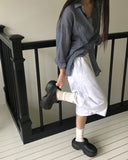 Any loose fit gauze see-through shirt