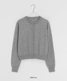 Hayushi Round Neck Button Cardigan
