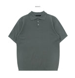 Brit Short Sleeve Collar Knit