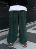 Fleece Cargo Balloon Pants