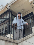 Wearing Stripe Banding Pants