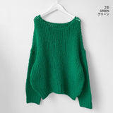 Noah Alpaca Wool Boat Neck Loose Fit Knit