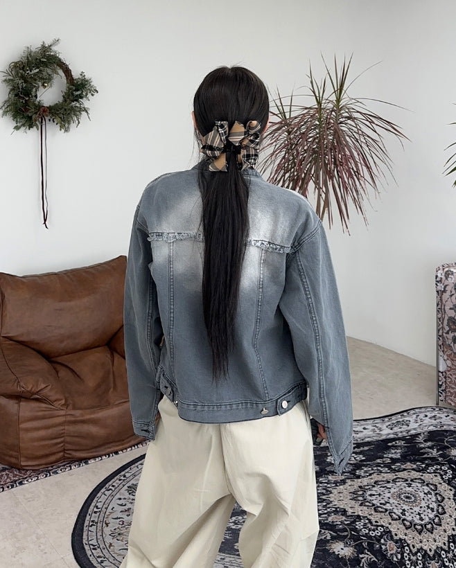 【SATIIIZ】Ensopp Dekki Work Denim Jacket SATIIIZ (サティーズ) - エンソップデッキワークデニム