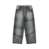 REPAIRED WIDE JEAN