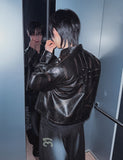 Carter Cross Rivet Vintage Leather Jacket