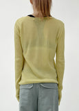 SEE-THROUGH V NECK NT