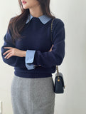 Onew Shirt Layered Round Knit