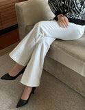 Eve Semi Bootcut Cotton Pants