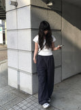 Kinch Nylon Wide Banding Pants