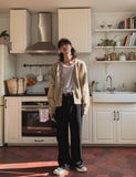 Kedi semi wide cotton pants