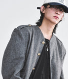 EPAULET WOOL JACKET