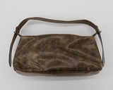 Nuba Vintage Washing Hobo Cross Shoulder Bag