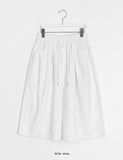 [unisex] Hussy Linen Banding Bermuda Pants