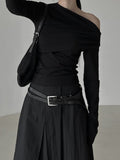 Raz Drape One Shoulder Tee