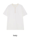 End Henry Neck Short Sleeve T-Shirt