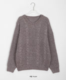 Supin cable round knit