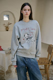 Puppy Love Embroidered Sweatshirt