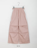 Koyomi Banding Color Matching String Parachute Pants