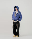 Over Drop Heavy Cotton Hood Zip-Up