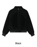 Hide Glossy Pleats Leather Jumper