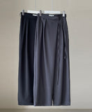 Carpit Unbalanced Wrap Wide Slacks