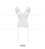 Linz Shirred Strap Short Sleeve