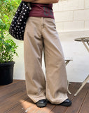 Kakl wide long cotton pants