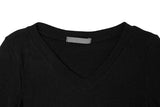 Barget Slim V-neck Button T-shirt