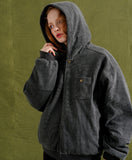 Antique Dyeing Corduroy Hood Jacket