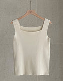 Deart Square Neck Knit Shirt
