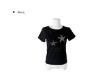 Pussy Starfish Printing Slim Short Sleeve T-Shirt