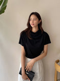 Evid Shirring Drape T-Blouse