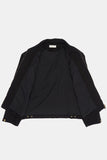 Engineered patch collar work jacket