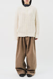 Papa Striped Wool Pants