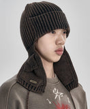 Washed Knit Trooper Hat