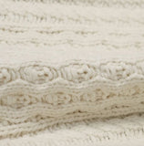 Las Cable Hooded Knit Zip-Up