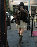 Zile Tiered Mini Skirt