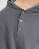 Niello Waffle Hooded Long Sleeve
