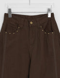 Fitfree Rivet Stitch Wide Pants