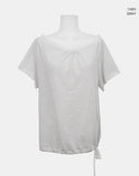 Peku One-Shoulder Short Sleeve T-shirt