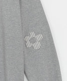 Killpu Stripe Flower Over Sweatshirt