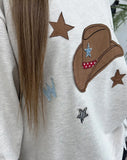 Fels Western Applique Sweatshirt