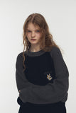 Hoppy Raglan Block Knit